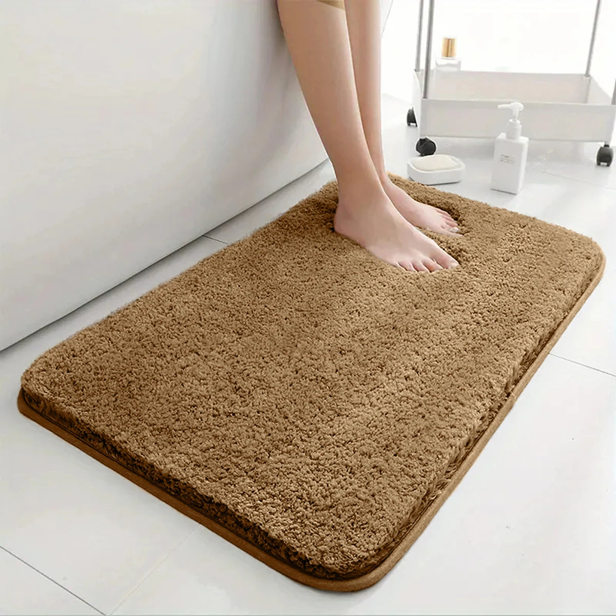 Tapis Salle de Bain Poil Long