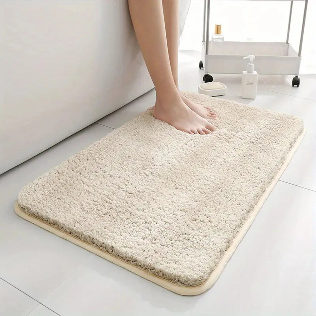 Tapis Salle de Bain Poil Long