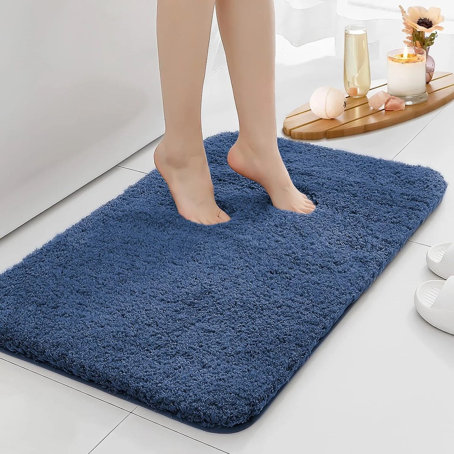 Tapis Salle de Bain Poil Long