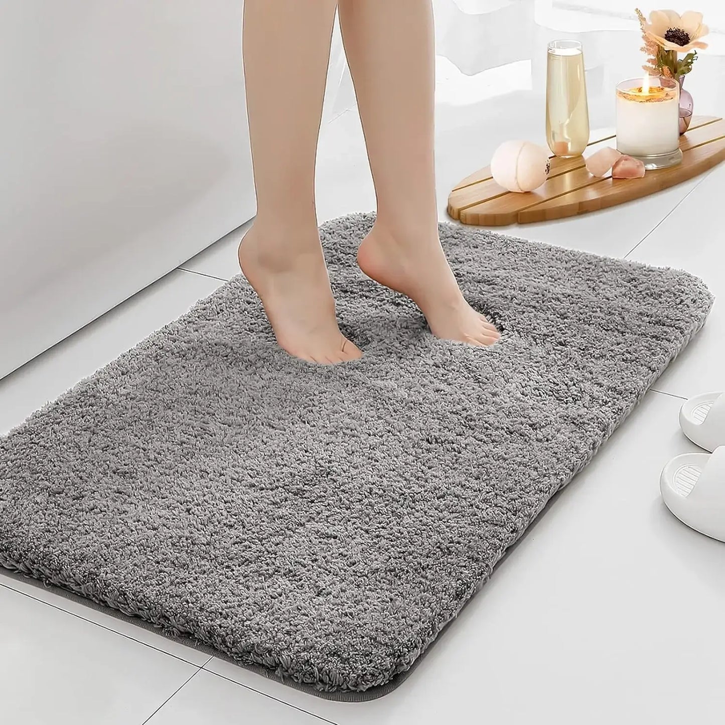 Tapis Salle de Bain Poil Long