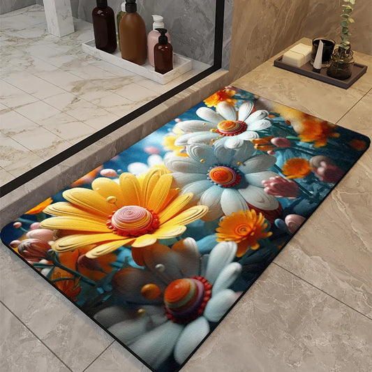 Tapis de Bain Fleur